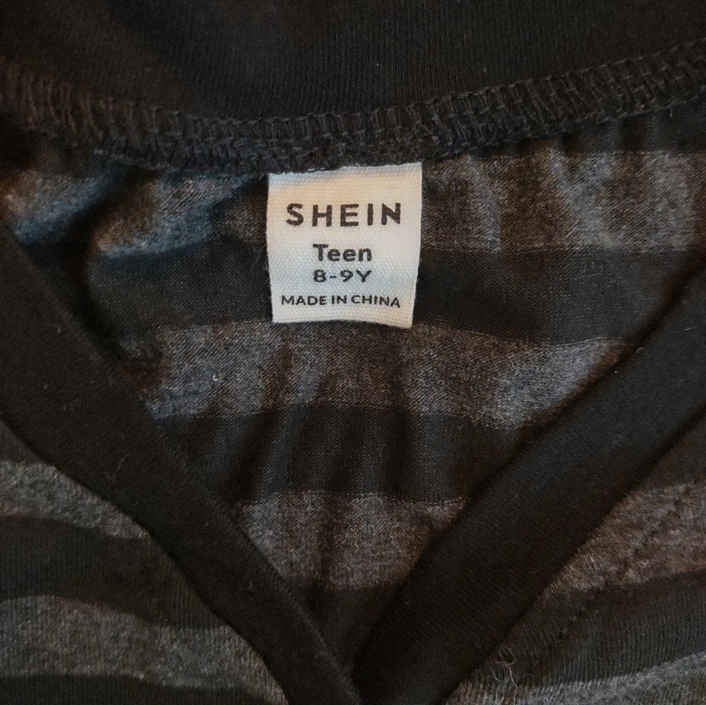 COPY - 5/$25 Girls Long Sleeve Striped Top, 8-9y - Picture 2 of 2